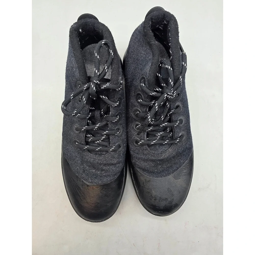 Allbirds Wool Runner-up Mizzle Mens Black Charcoal Mid‎ Top Sneakers WRUMM11